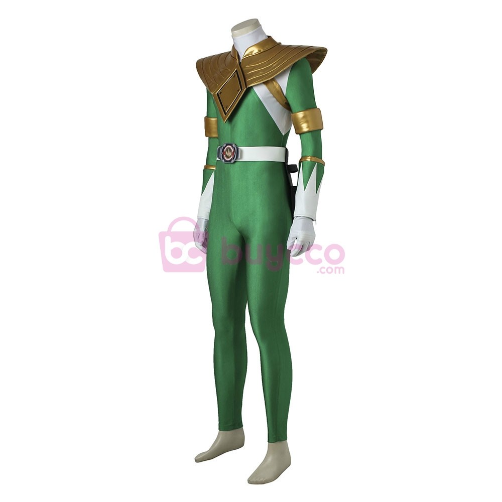Power Rangers Green Ranger Cosplay Costume Mighty Morphin ...
