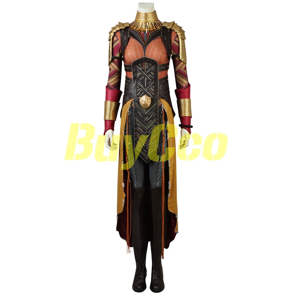 Hot Black Panther Okoye Cosplay Costume Full Set Halloween Custom Made Unisex 
