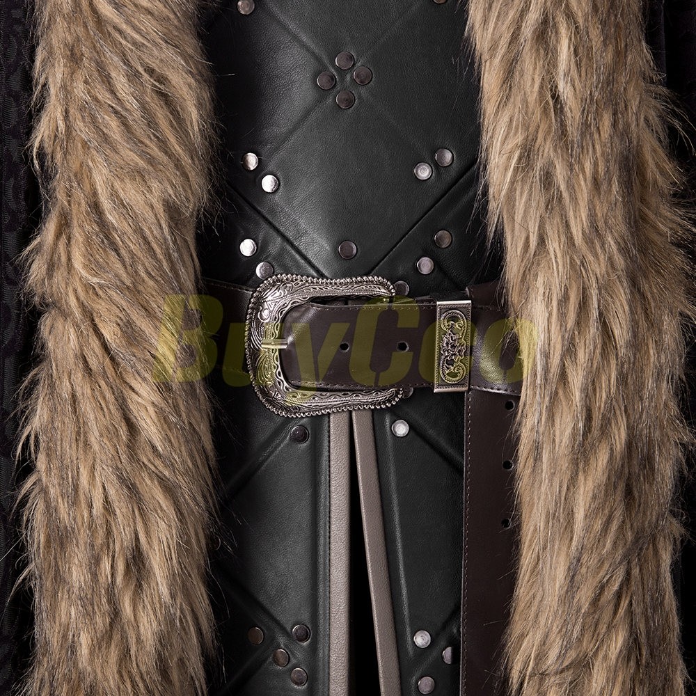 Game of Thrones King in the North Jon Snow Costume Full Set Cosplay Uniform Gift 