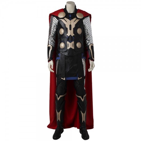 Thor Cosplay Costume Artificial Leather Top Level Suit