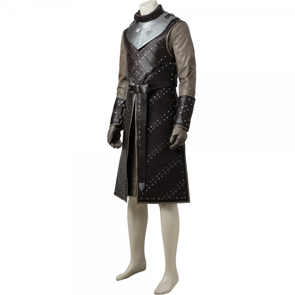 Jon Snow Suit Winterfell Battle Armor Cosplay Outfits
