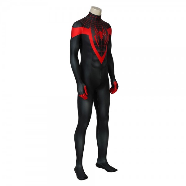 Ultimate Spiderman Miles Morales Suit Spiderman Cosplay Costume
