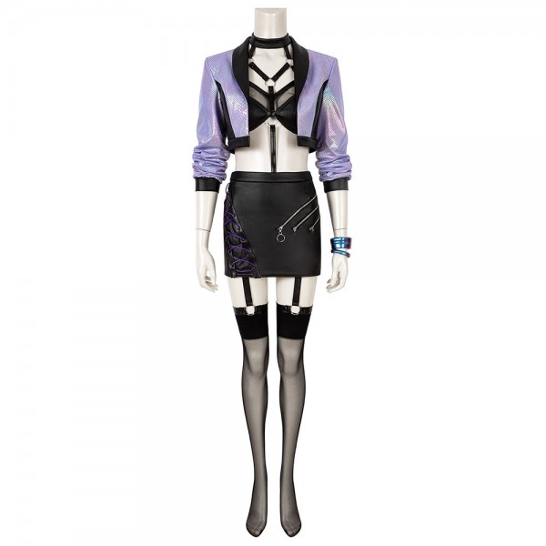 KDA EIFINI Cosplay Costume All Out Artificial Leather Cosplay Outfits