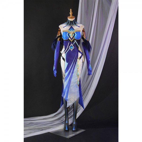 Genshin Impact Hidden Mirror Lady Cosplay Costuems
