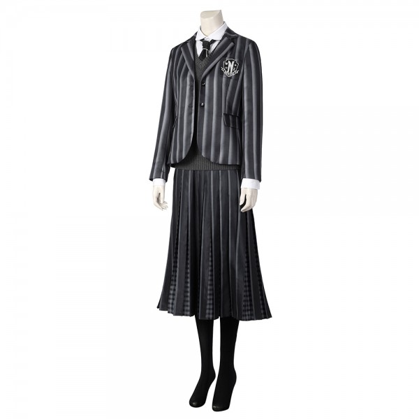 Wednesday Addams Cosplay Costume School Uniform Suits