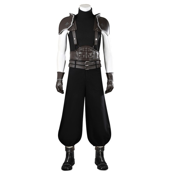 Zack Fair Final Fantasy VII Rebirth Black Cosplay Costume 