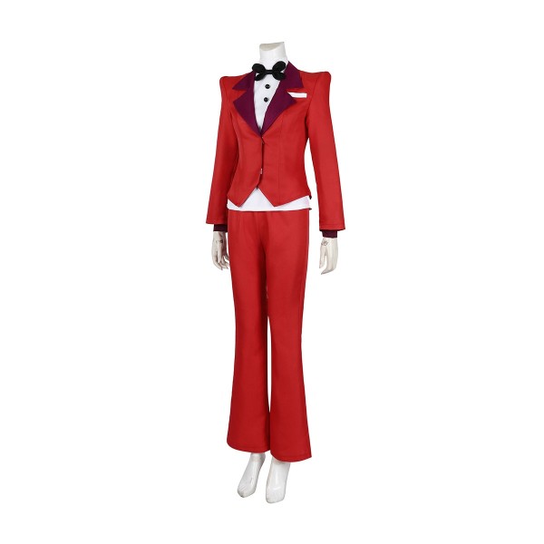 Hazbin Hotel Charlie Morningstar Cosplay Costume Halloween Red Suit