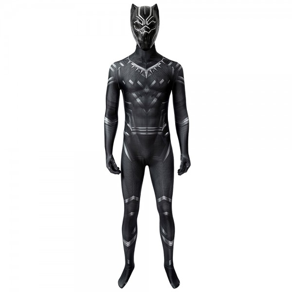 Black Panther Spandex Cosplay Costume T'challa Black Panther Cosplay Suit
