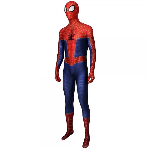 Spiderman Peter Parker Cosplay Costumes The Spider Verse Suit