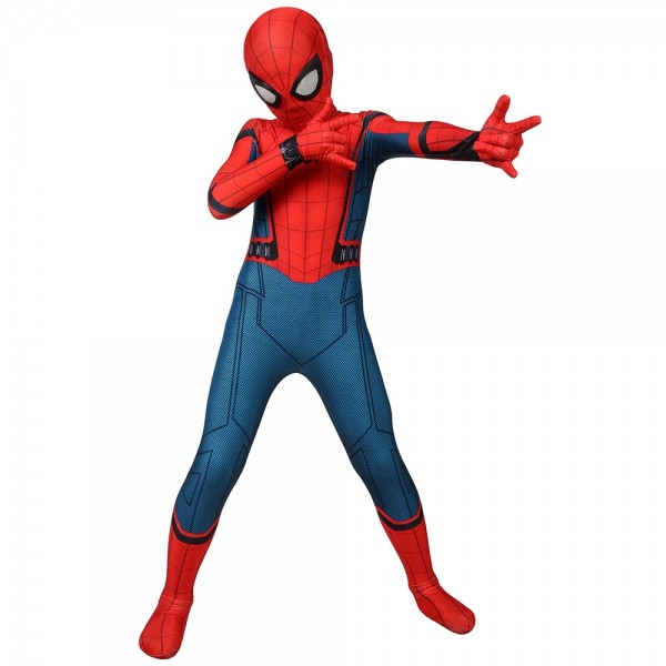 Kids Spiderman Homecoming Cosplay Costume Halloween Cosplay Suit