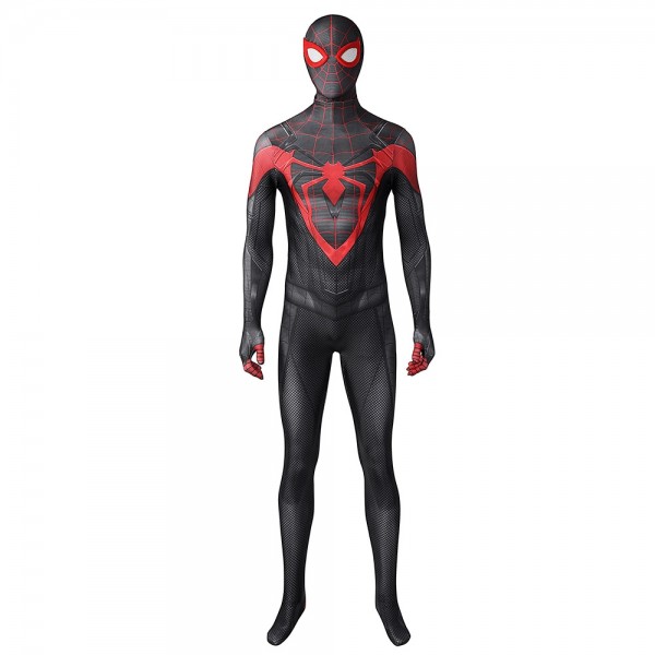 Spider-Man Cosplay Costumes Miles Morales Cosplay Spandex Printed Cosplay Jumpsuits