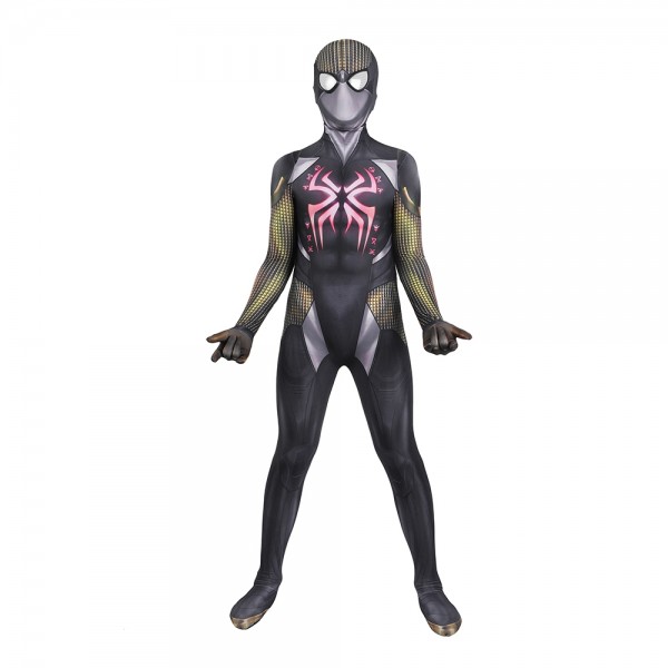 Kids Midnight Suns Spiderman Cosplay Costume Halloween Children's Suits