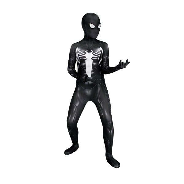 Kids Halloween Gifts Spiderman Cosplay Costume Venom Black Suit