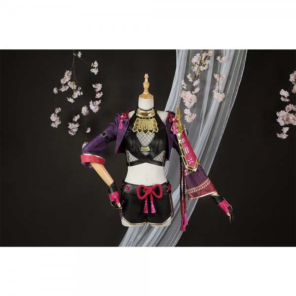 Genshin Impact Cosplay Costumes Kuki Shinobu Cosplay Ninja Suits