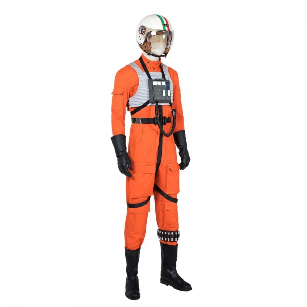 Star Wars Squadrons Pilot Cosplay Costumes Orange Uniform Deluxe Edition