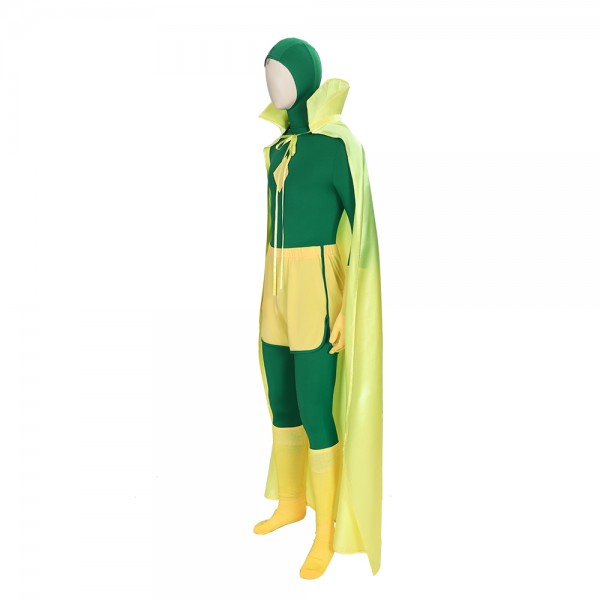 WandaVision Vision Cosplay Costume Vision Green Cosplay Outfits