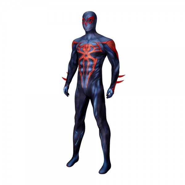 Spiderman 2099 Black Cosplay Costumes 3D Printed Spandex Suit
