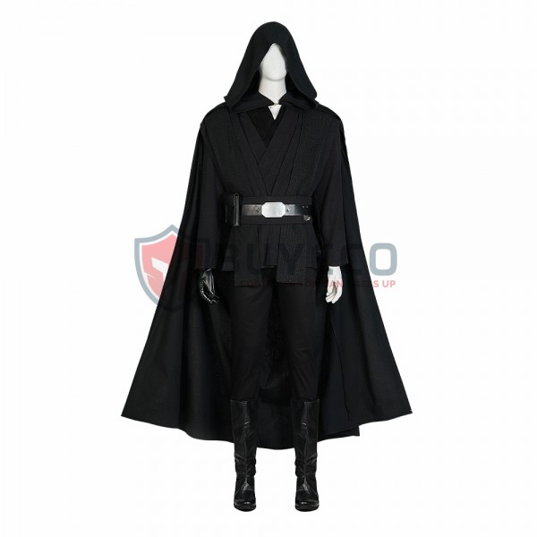 Star Wars Cosplay Costume The Mandalorian Luke Skywalker Cosplay Black Outfits