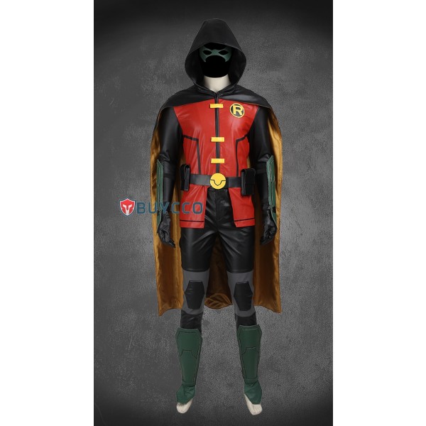 Teen Titans Robin Cosplay Suit Batman Justice League Costume