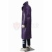 Suicide Squad Joker Purple Leather Trench Coat Cosplay Suit