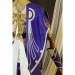 Genshin Impact Cosplay Costumes Candace Cosplay Purple Suits