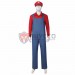 Super Mario Brothers Cosplay Costume Mario Red Suit