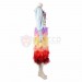 The Hunger Games Cosplay Costume Lucy Gray Bairds Rainbow Dress