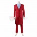 The Ballad of Songbirds and Snakes Snow Cosplay Costume Full Red Suit