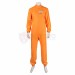 Lethal Company Staff Cosplay Costume Orange Suit With Mask