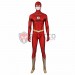 The Flash S8 Cosplay Costumes Spandex Printed Bodysuits With Gold Boots