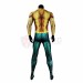 Movie Aquaman 2 Arthur Curry Cosplay Costume Golden Printed Jumpsuit