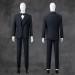 Joker 2 Arthur Fleck Pure Black Cosplay Costume