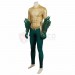 Aquaman Cosplay Costume With Green Bracers Modeled Independently