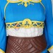 The Legend of Zelda Breath of the Wild Princess Zelda Cosplay Classic Bule Suit