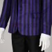 The Addams Family Cosplay Costumes Purple Uniform For Male