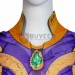 Titans Starfire Cosplay Costumes Printed Jumpsuit