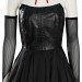 The School for Good and Evil Sophie Cosplay Costume Long Black Dress