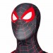 Spiderman Miles Morales Cosplay Costume Red Hooded Suit