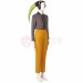 Star Wars Cosplay Costumes Hera Syndulla Brown Leather Suit 