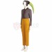Star Wars Cosplay Costumes Hera Syndulla Brown Leather Suit 