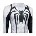 Anti-Venom White Suit Spiderman Cosplay Costume Printed Suit