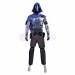 Halloween Printed Suit Game Omen Cosplay Costume