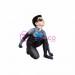 Kids Nightwing Cosplay Costume Nightwing Spandex Printed Cosplay Zentai
