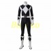 Black Ranger Cosplay Costume Mighty Morphin Power Rangers Artificial Leather Suit