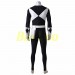 Black Ranger Cosplay Costume Mighty Morphin Power Rangers Artificial Leather Suit