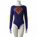 Supergirl Cosplay Suit Female SuperHero Artificial Leather Costume