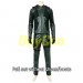 Oliver Queen Cosplay Costumes Green Arrow Cosplay Leather Suits Green Color