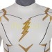 The Flash S5 GodSpeed August Heart White Leather Cosplay Costumes