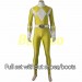 Yellow Ranger Cosplay Costume Mighty Morphin Power Rangers Yellow Suit