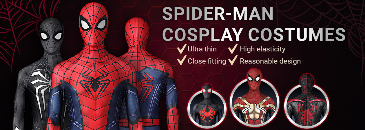 buycco spiderman cosplay costumes and jumpsuits